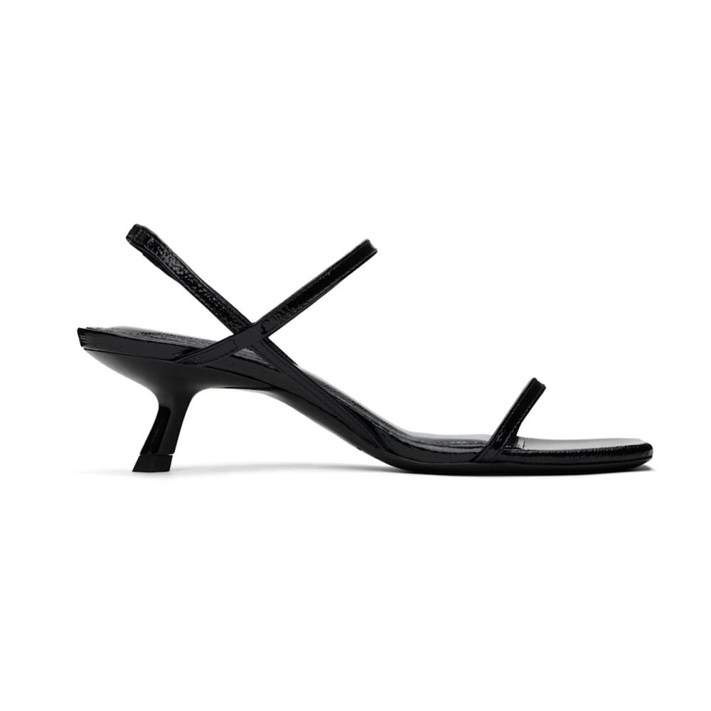 Anine Bing Black Strappy Sandals